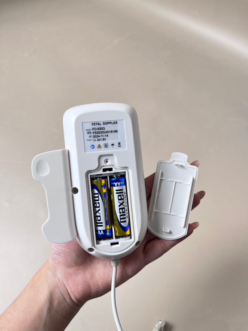 Máy đo tim thai Sambi Fetal Doppler (full box) kèm gel - Ảnh 7