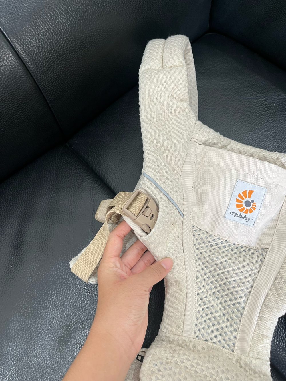Địu Ergobaby Alta Hip Seat, Natural Beige ( size: 5kg5 -> 20kg ~ 4->48m) - Ảnh 7