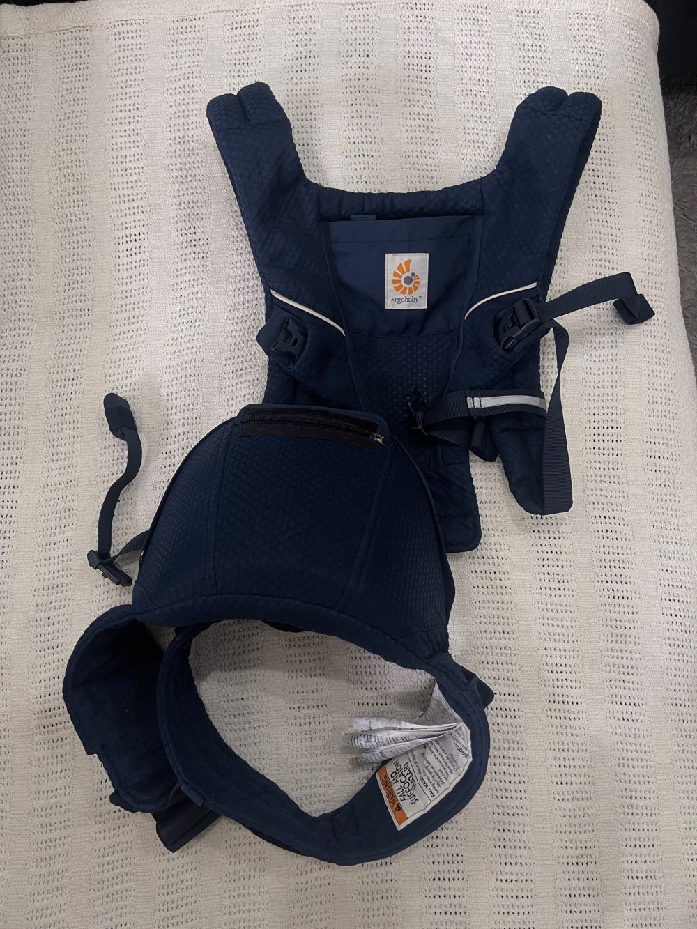 Địu cho bé Ergobaby Alta Hip Seat, Midnight Blue (4->48m ~ 5kg5->20kg) - Ảnh 12