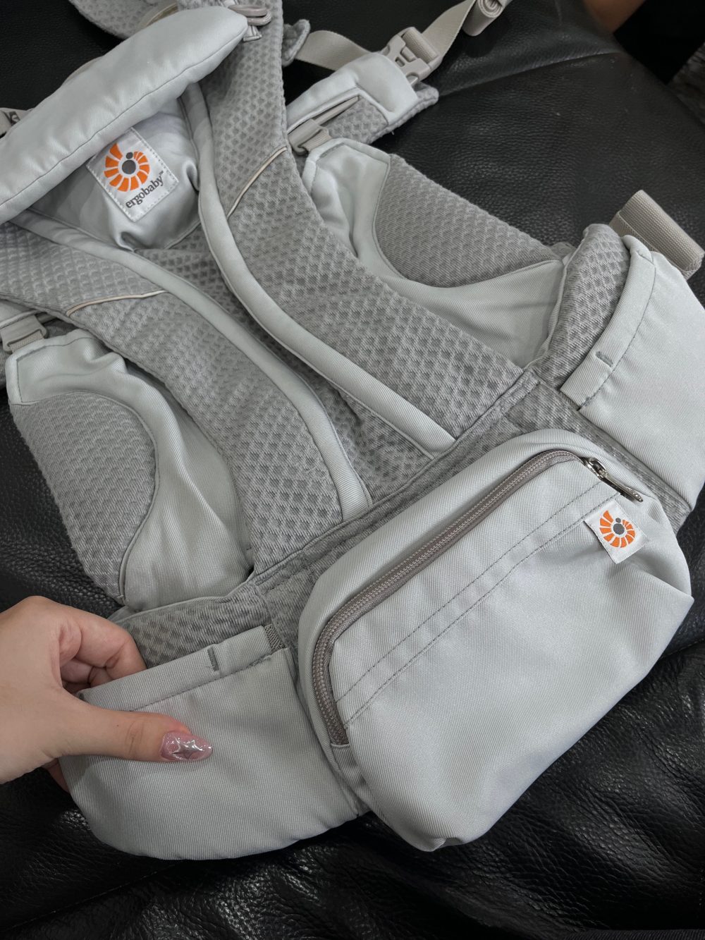 Địu Ergobaby Omni Breeze, Pearl Grey ( Size: 3.2->20kg ~ 0->48m) - Ảnh 19