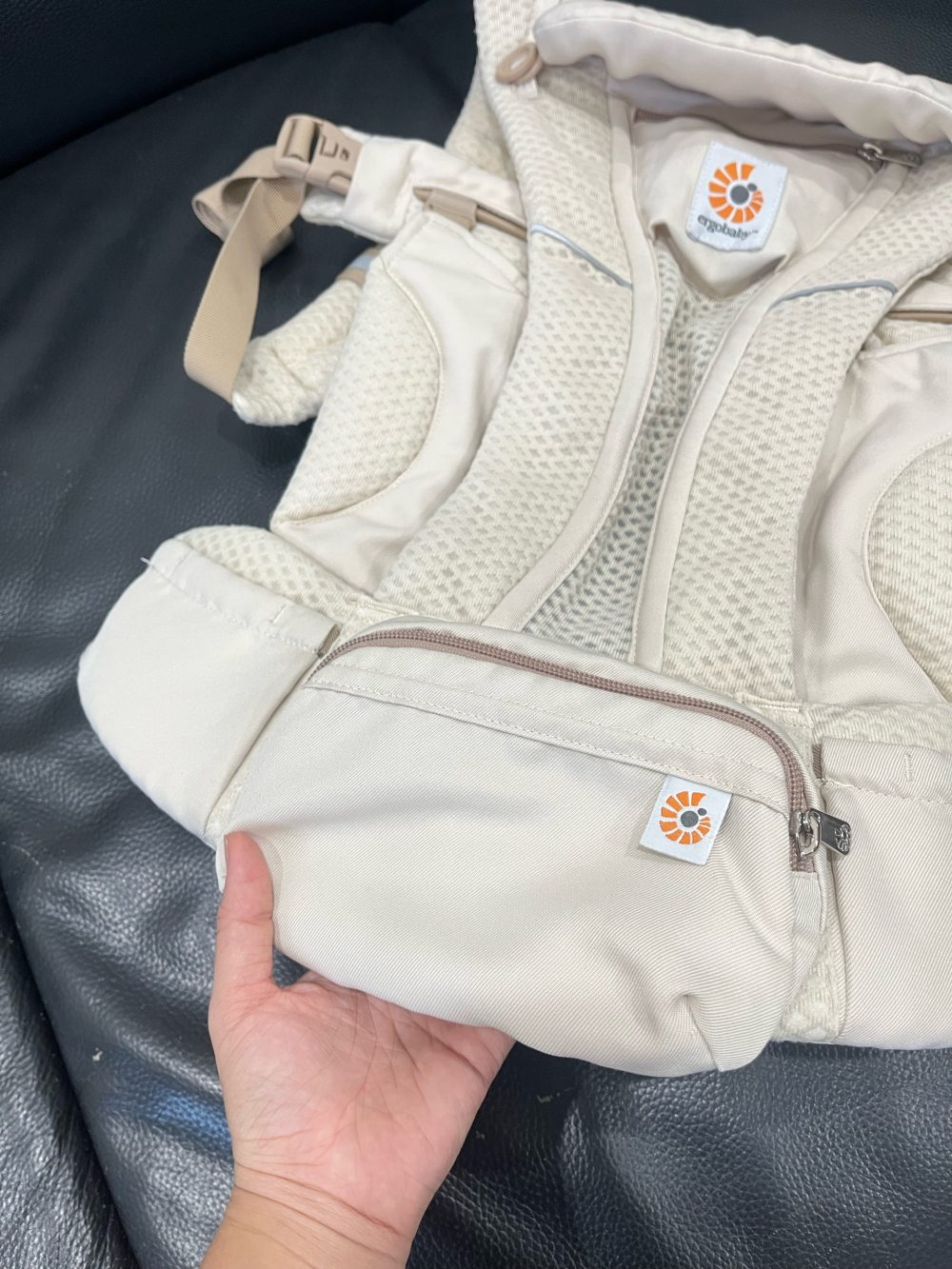 Địu Ergobaby Omni Breeze, Natural Beige( size: 3kg2→20kg~ 0→48m) - Ảnh 6