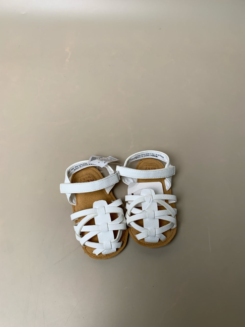 Sandal rọ tập đi Next baby màu trắng (Size: 6->12m) - Ảnh 2