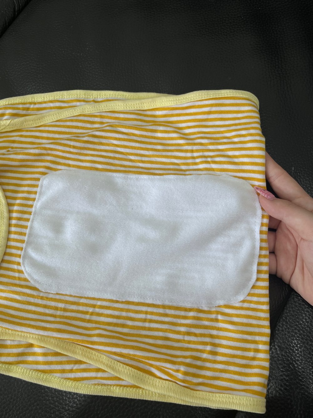 Set bodysuit Bobicraft gile màu nâu kem và bộ quần áo dài tay Boube màu vàng (size 3→6m) tặng kèm ủ quấn Mintuu màu vàng sọc trắng - Ảnh 10