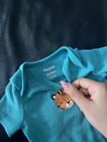 Set 2 bodysuit Pekkle màu xanh và URB màu be (size 3→6m) tặng kèm ủ quấn Mintuu màu xanh sọc trắng - Ảnh 18