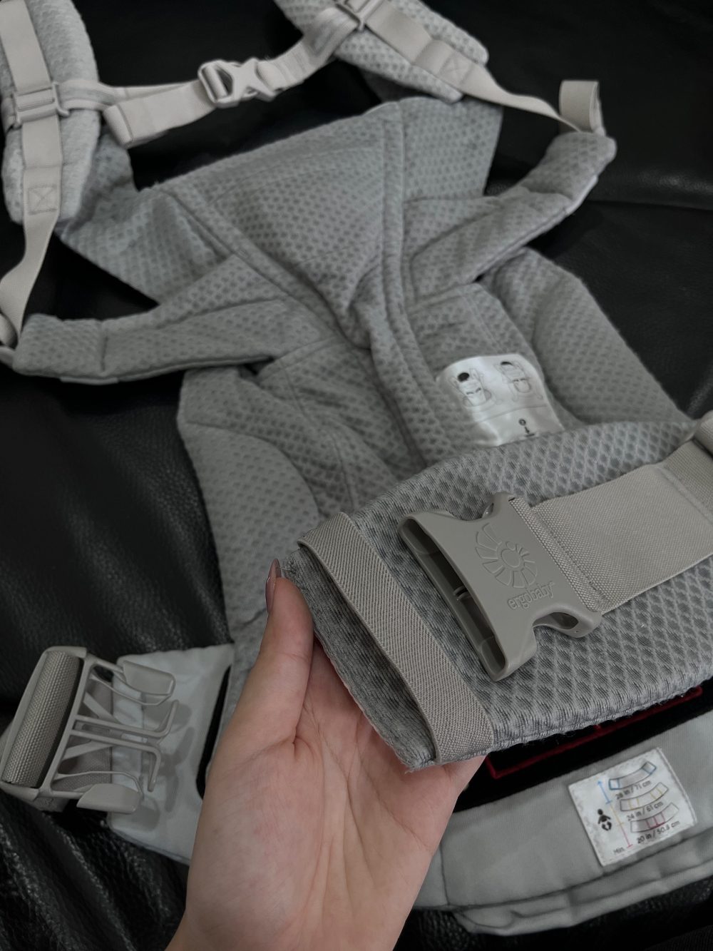 Địu Ergobaby Omni Breeze, Pearl Grey ( Size: 3.2->20kg ~ 0->48m) - Ảnh 16