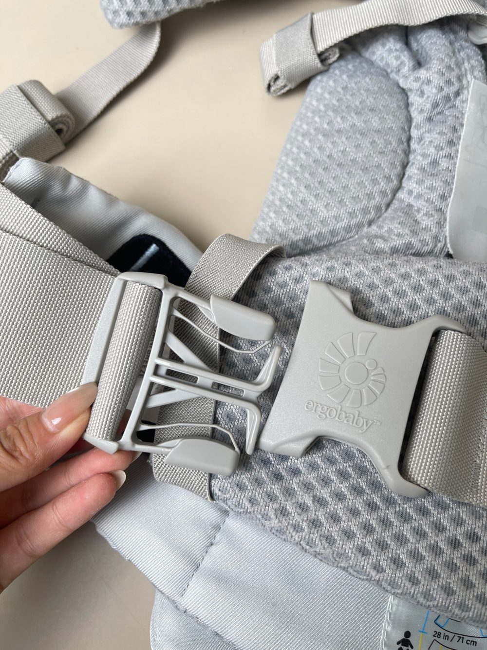 Địu cho bé Ergobaby Omni Breeze, Pearl Grey (size: 3kg2->20kg ~ 0->48m) - Ảnh 27