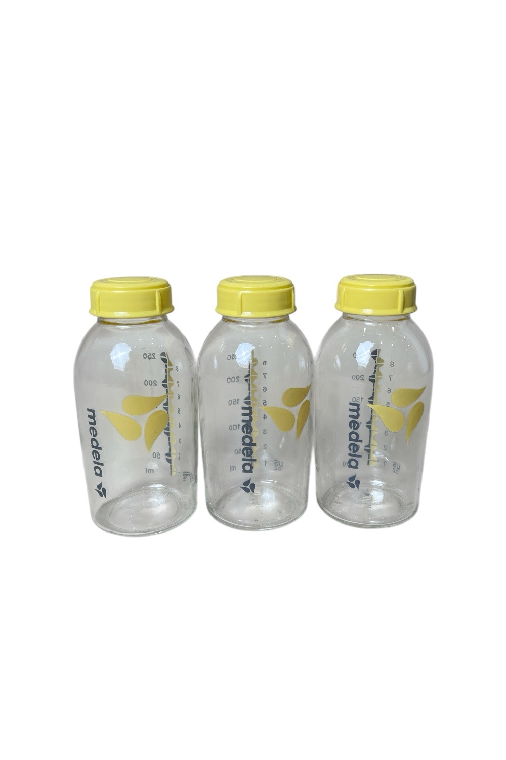 9395cf9d82aa45fcadf3275d4996d780 Set 3 bình thuỷ tinh trữ sữa Medela 250ml - Ảnh 1