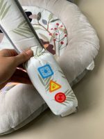 Thảm vải nằm chơi Telun Baby (ConCung) có nhạc, đèn, bảng điểu khiển màu xám (fullbox) - Ảnh 3