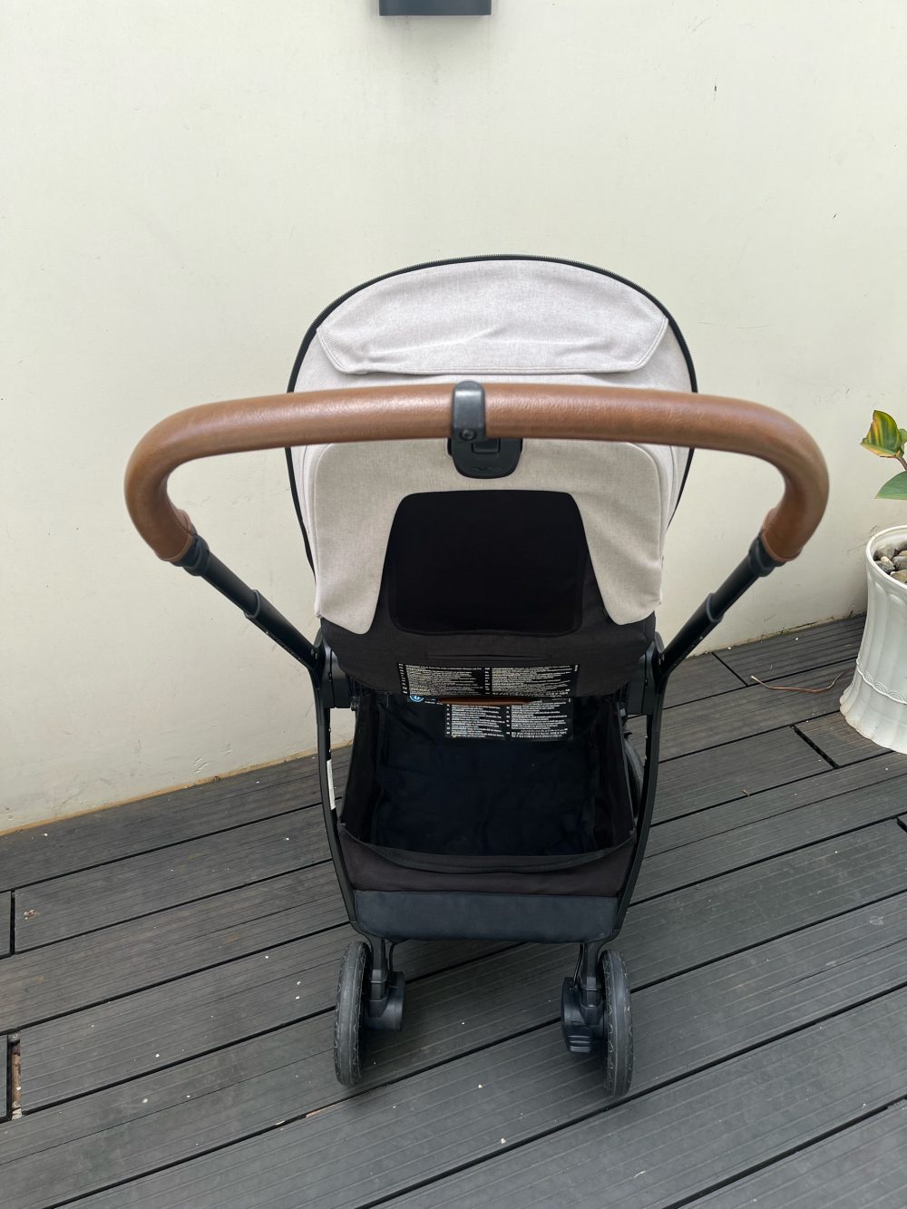 Xe đầy Nuna Triv màu xám khung đen (size: 0→ 4y, tối đa 22kg) - Ảnh 13