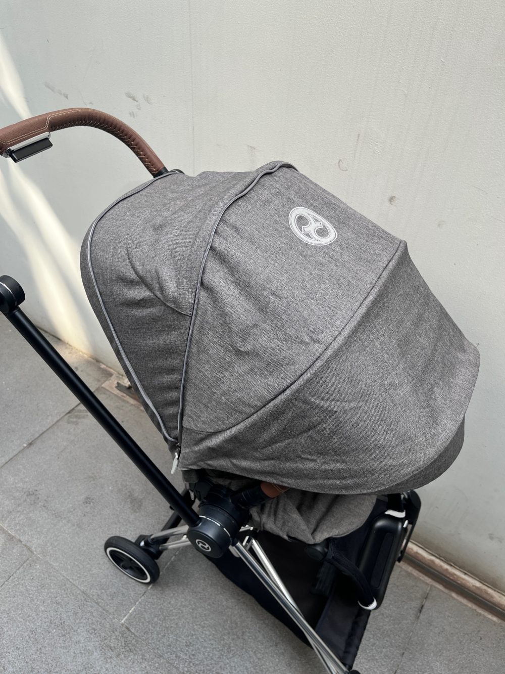 Xe đẩy Cybex mios 3 màu xám khung bạc ( size: 0->4y, tối đa 22kg) kèm adapter và áo mưa cybex - Ảnh 26