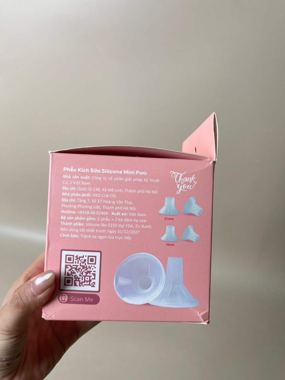 Phễu hút sữa silicon Mini Pum (1 cặp) full box - Ảnh 14