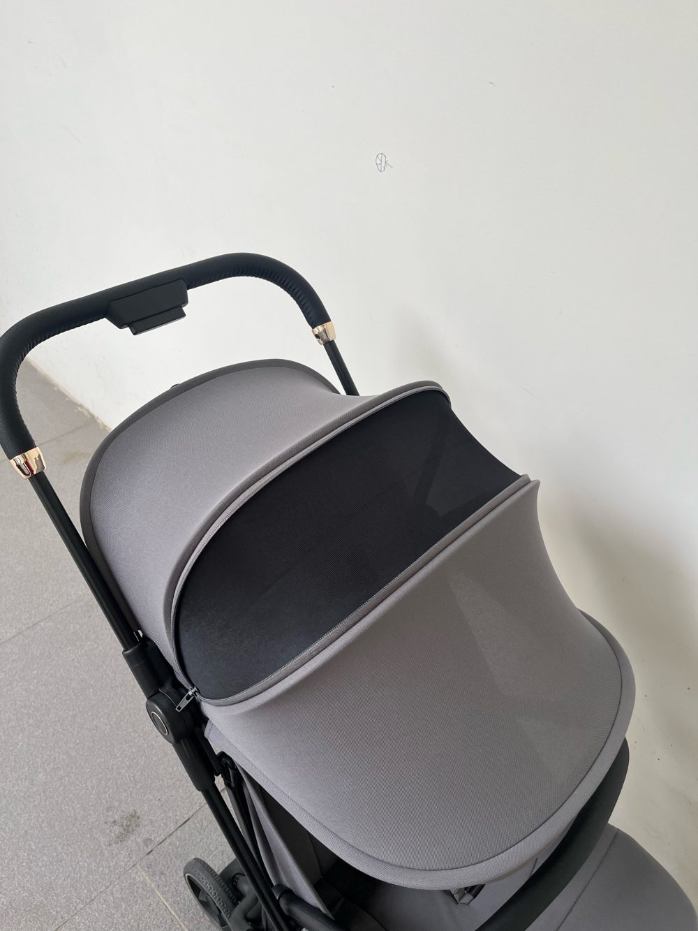 Xe đẩy Unilove Aero khung nhôm màu Stone grey ( size: 0->4y, tối đa 22kg) - Ảnh 5