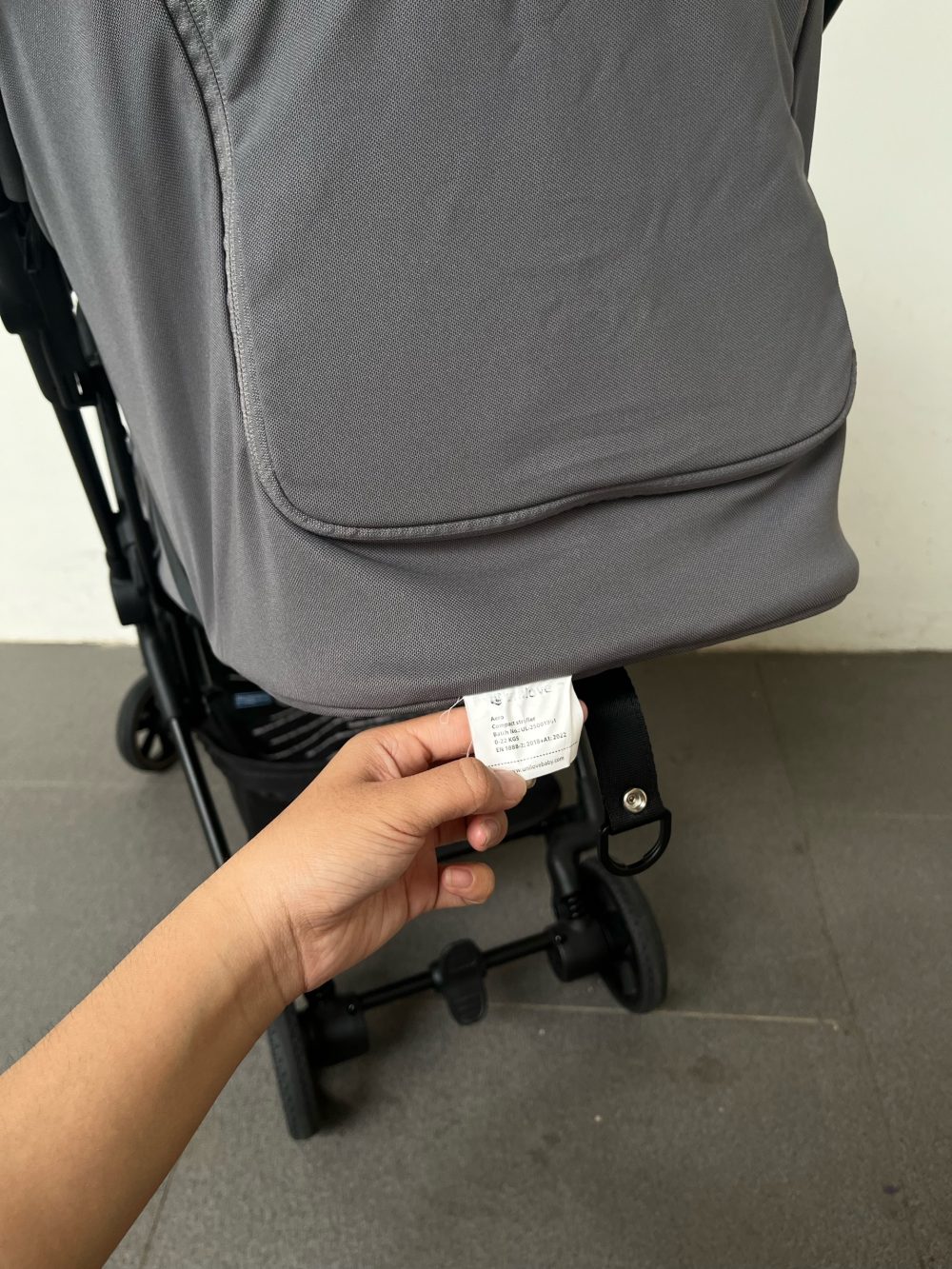Xe đẩy Unilove Aero khung nhôm màu Stone grey ( size: 0->4y, tối đa 22kg) - Ảnh 17
