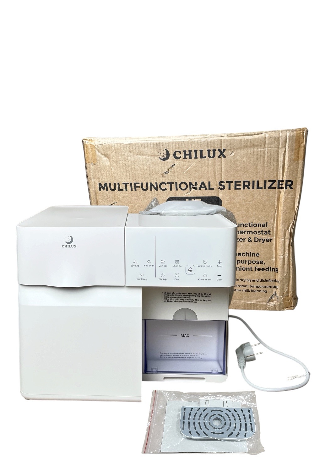 95b5c00b73eb473bb21c8ec5520aefd4 Máy tiệt trùng UV đa năng Chilux U3 ( full box, còn bh) - Ảnh 1