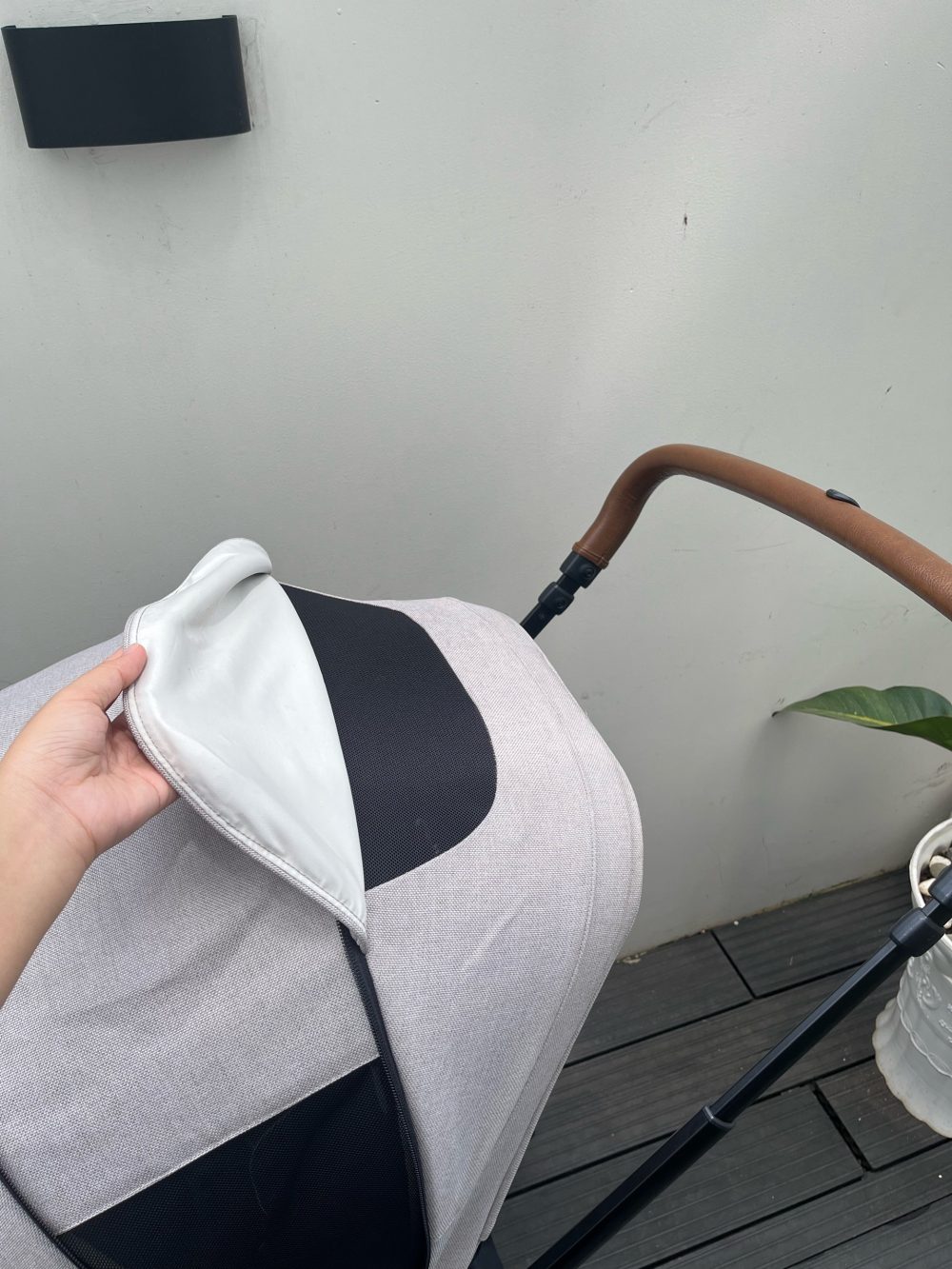 Xe đẩy Nuna Triv màu xám khung đen (size: 0–>4y, tối đa 22kg) - Ảnh 8