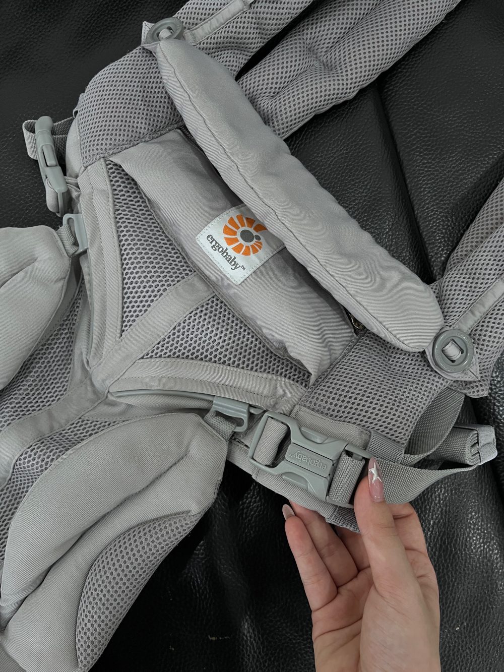 Địu Ergobaby Omni 360 Cool Air Mesh, Pearl Grey ( size:0->48m~ 3kg2->20kg) - Ảnh 21