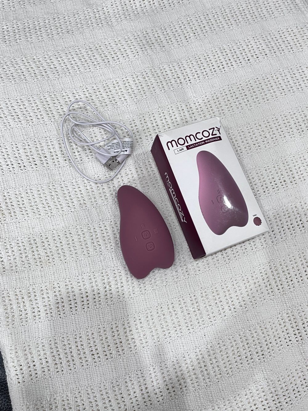 Máy massage ngực Momcozy giảm tắc ống dẫn sữa màu hoa hồng - Ảnh 5