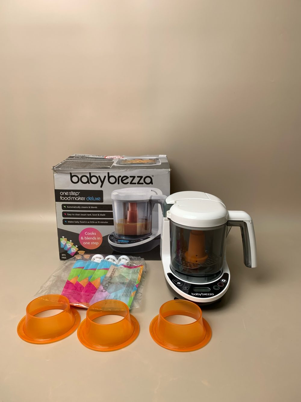 Máy xay + nấu chậm Baby Brezza( full box) - Ảnh 2