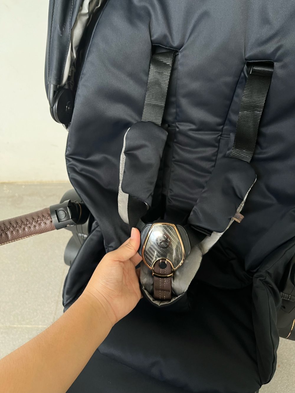 Xe đẩy Cybex Priam 3 khung rosegold (size: 0->4y, tối đa 22kg) kèm adapter - Ảnh 5