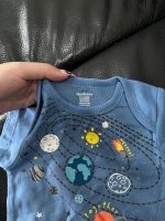 Set 4 bộ bodysuit Gerber họa tiết vũ trụ (size 6→9m) - Ảnh 24