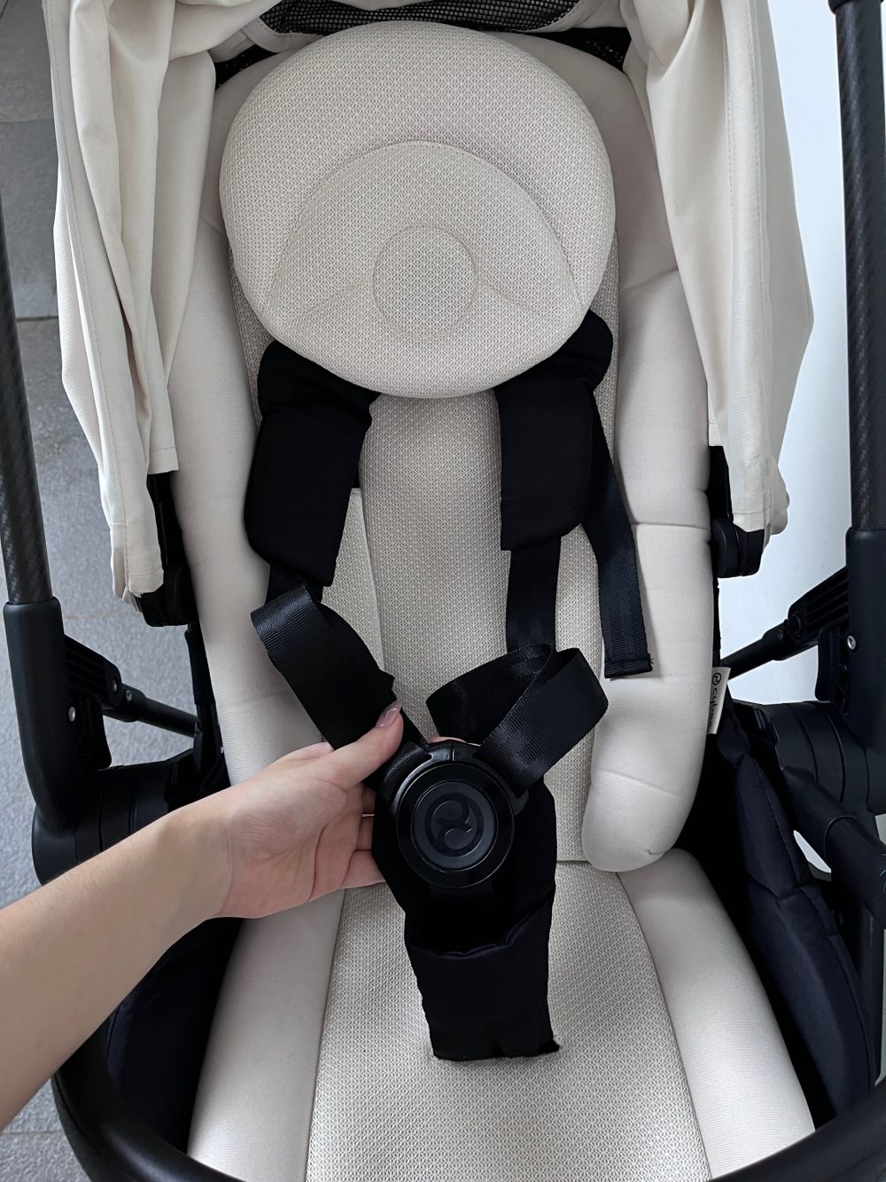 Xe đẩy Cybex Melio Carbon 3 màu kem (size: sơ sinh-> 15kg) - Ảnh 10
