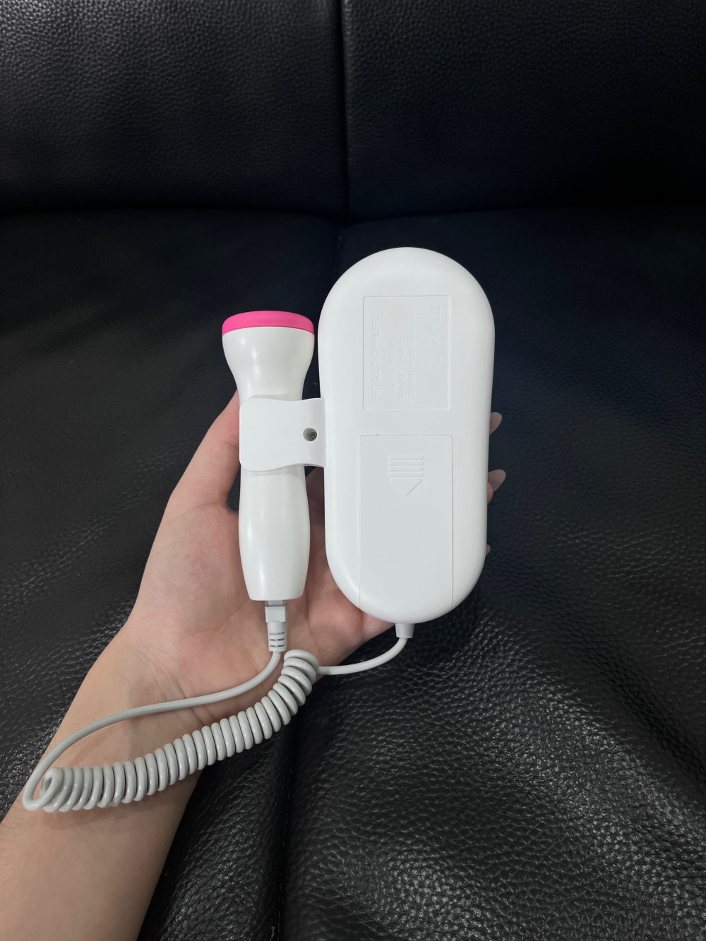 Máy đo tim thai FETAL DOPPLER màu hồng ( full box) kèm gel - Ảnh 13
