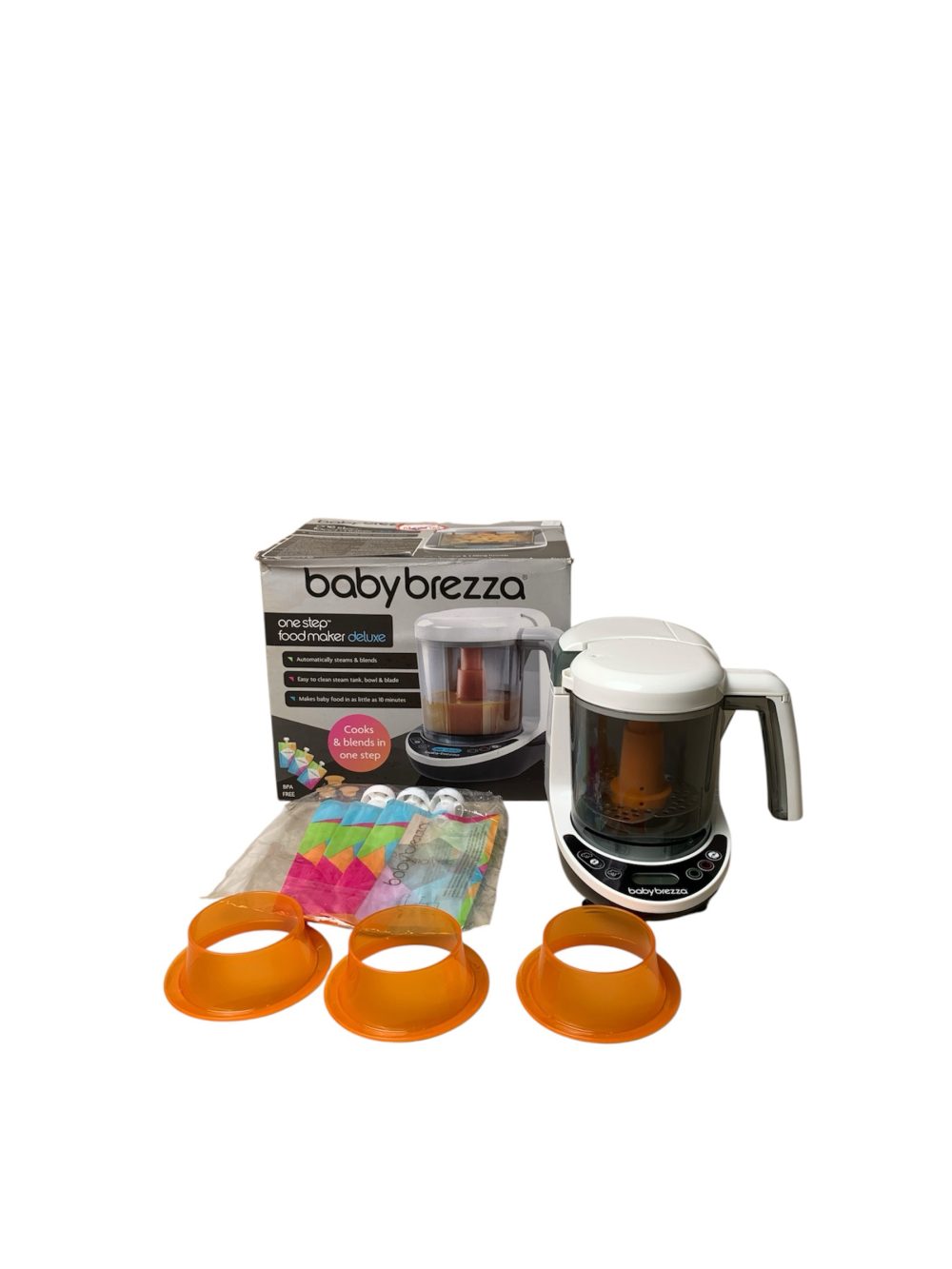 a3c79141f2f3406e8c97493041cc1c1f Máy xay + nấu chậm Baby Brezza( full box) - Ảnh 1