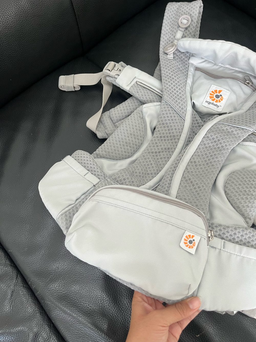 Địu Ergobaby Omni Breeze, Pearl Grey ( Size: 3.2->20kg ~ 0->48m) - Ảnh 6