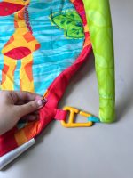 Thảm chơi treo đồ chơi Bright Starts Safari Tales và gối đỡ (full box) - Ảnh 9