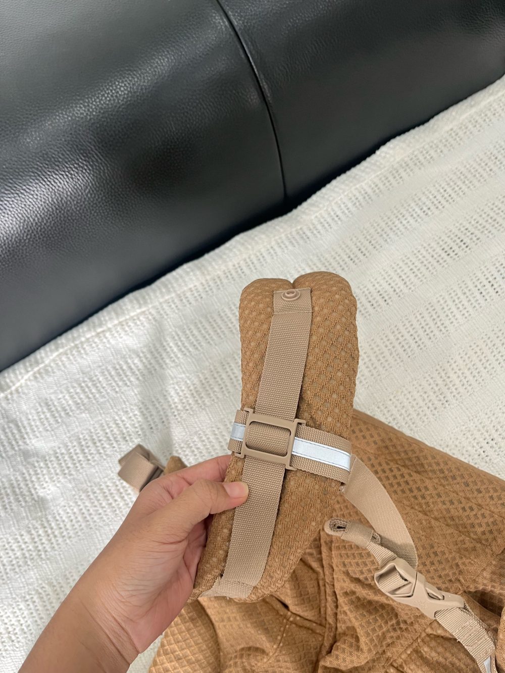 Địu Ergobaby Omni Breeze màu Camel Brown ( size:0->48m ~ 3kg2->20kg) - Ảnh 2
