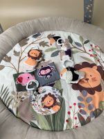 Thảm vải nằm chơi Telun Baby (ConCung) có nhạc, đèn, bảng điểu khiển màu xám (fullbox) - Ảnh 13