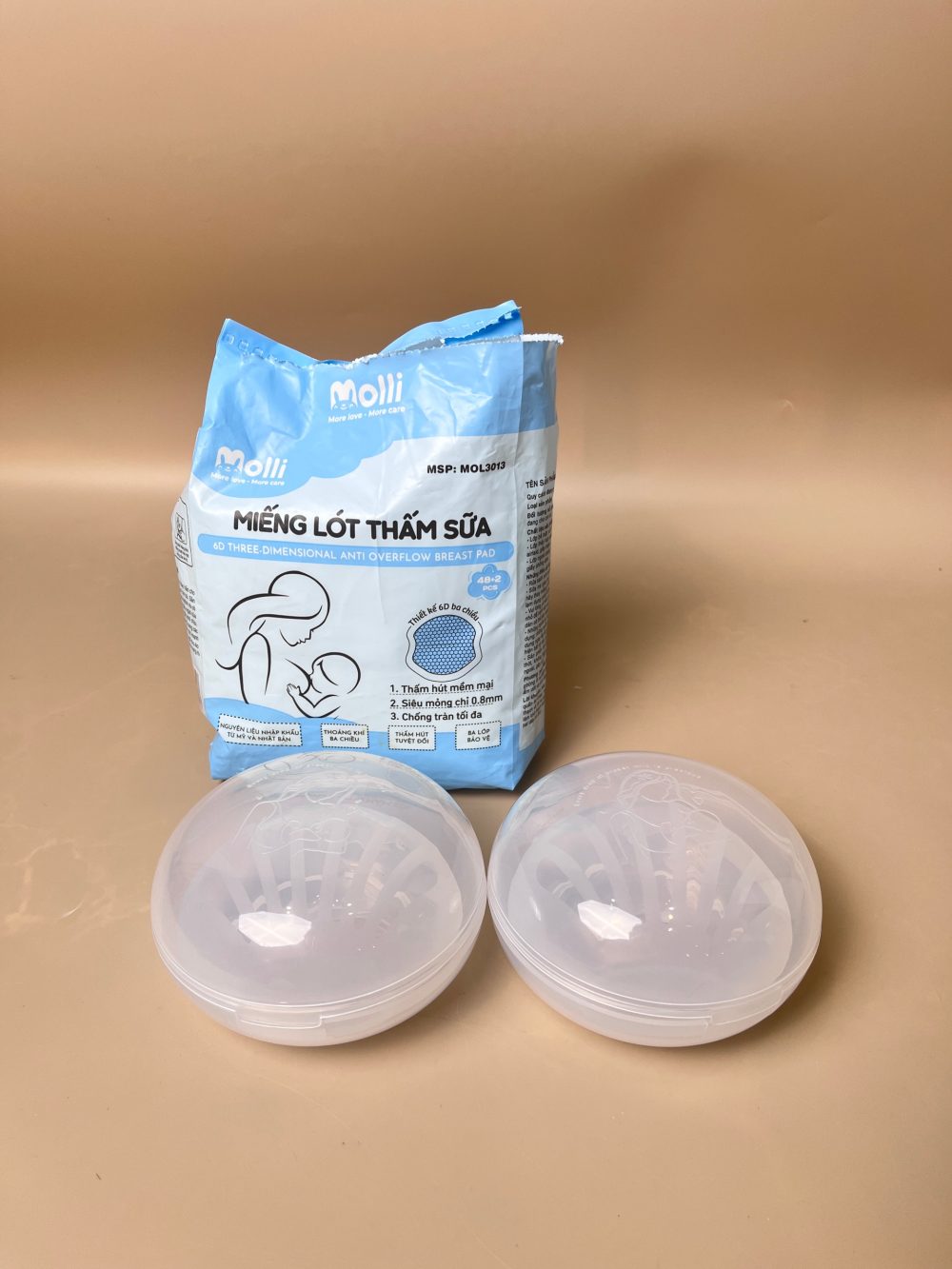 Set 2 phễu hứng sữa silicone Coniu tặng kèm miếng lót thắm sữa Molli - Ảnh 6