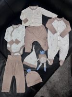 Set 3 bộ Nous màu nâu/be size newborn (kèm 2 mũ và 1 đồ chơi) - Ảnh 3
