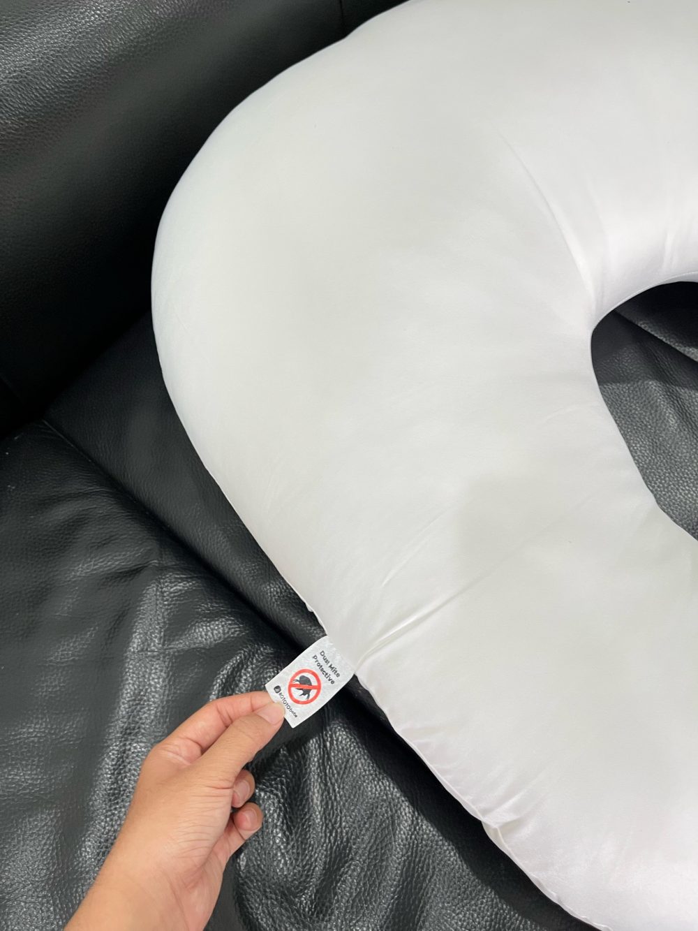 Gối chống trào ngược Rototo bebe cotton lụa hoạ tiết gấu màu be - Ảnh 8