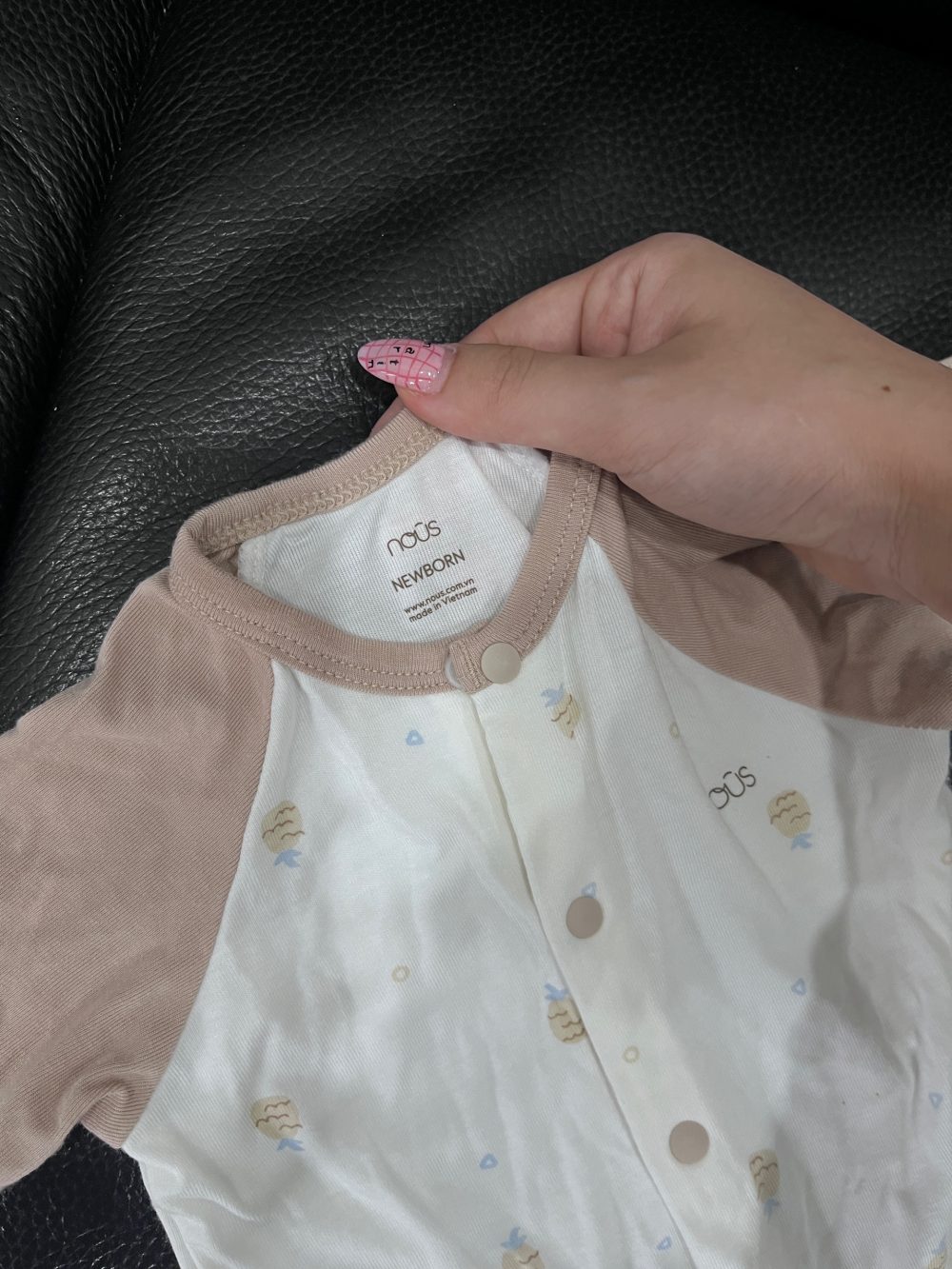 Set 3 bộ Nous màu nâu/be size newborn (kèm 2 mũ và 1 đồ chơi) - Ảnh 29