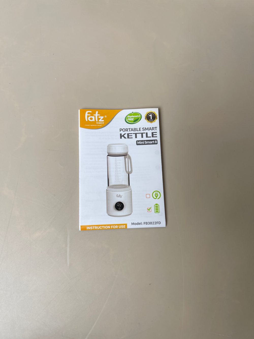 Bình hâm nước pha sữa di động Fatz Mini Smart 8 (full box) - Ảnh 13