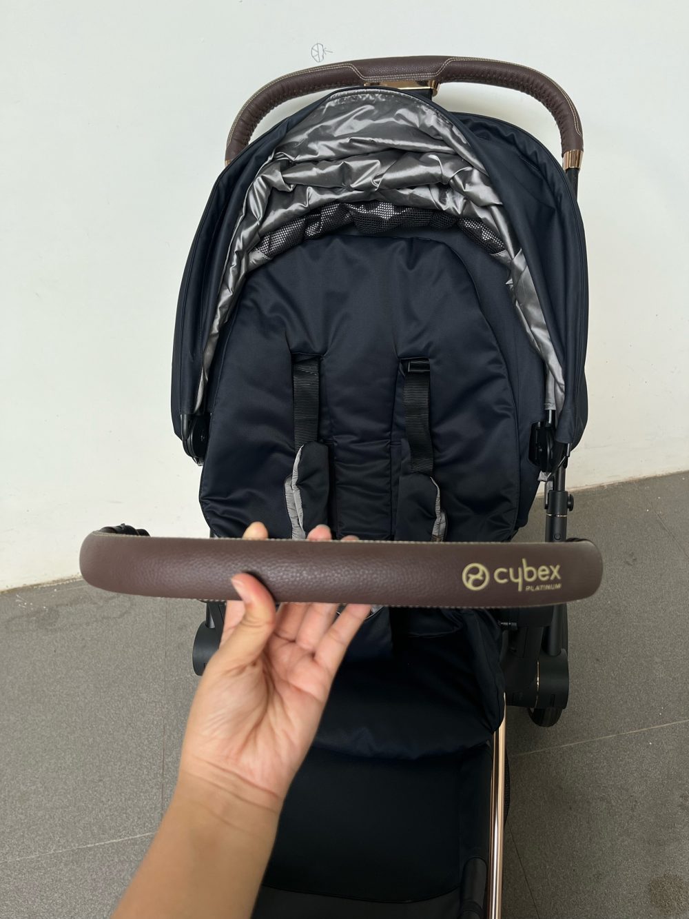 Xe đẩy Cybex Priam 3 khung rosegold (size: 0->4y, tối đa 22kg) kèm adapter - Ảnh 7