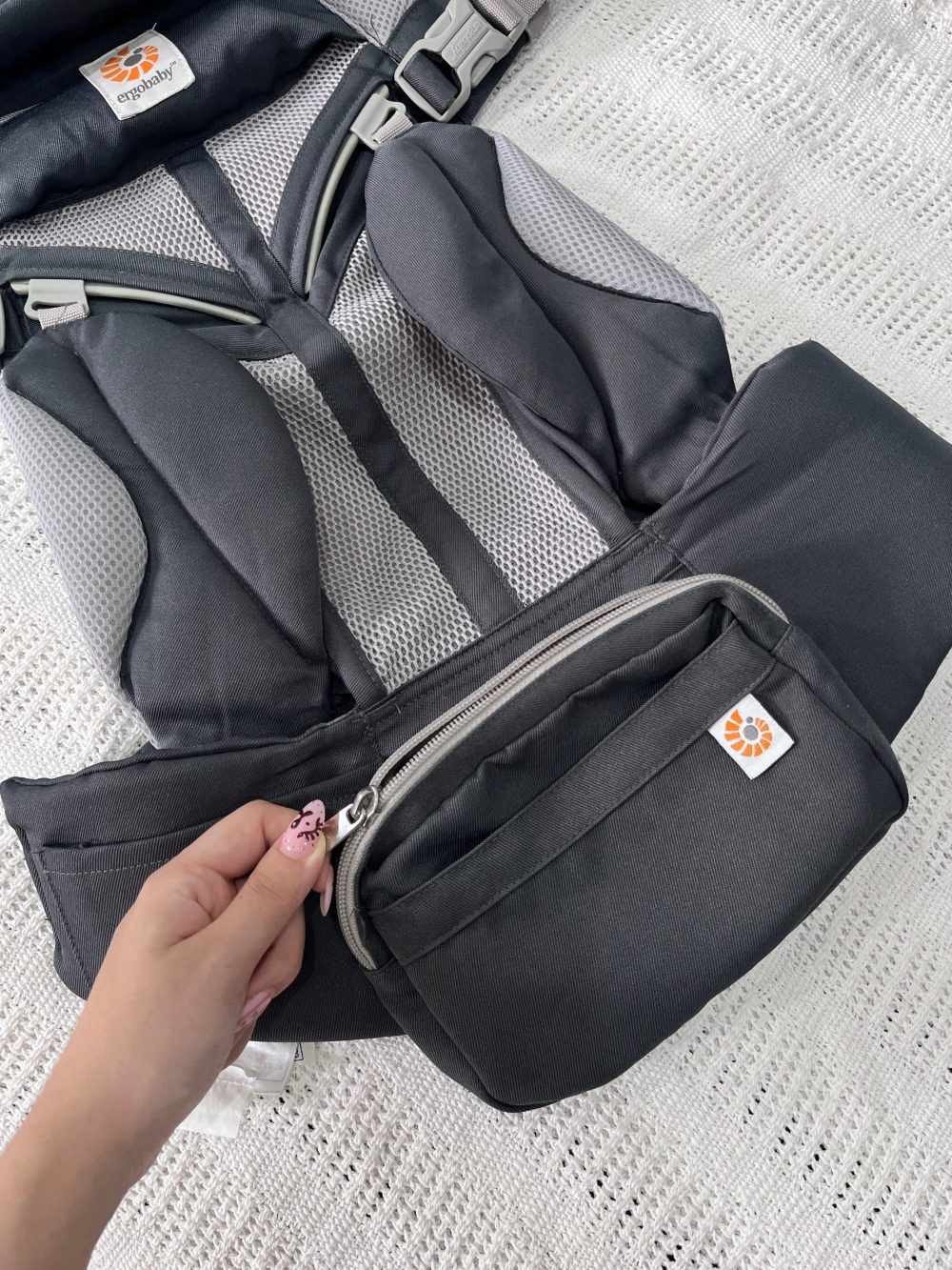 Địu Ergobaby Omni 360 Cool Air Mesh, Carbon Grey (size: 3kg2→20kg~ 0→48m) - Ảnh 21
