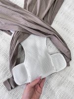 Địu vải lưới EmBé Sling, size: WindMesh Plus màu Mocha ( size: 0->24m, còn túi đựng ) - Ảnh 5