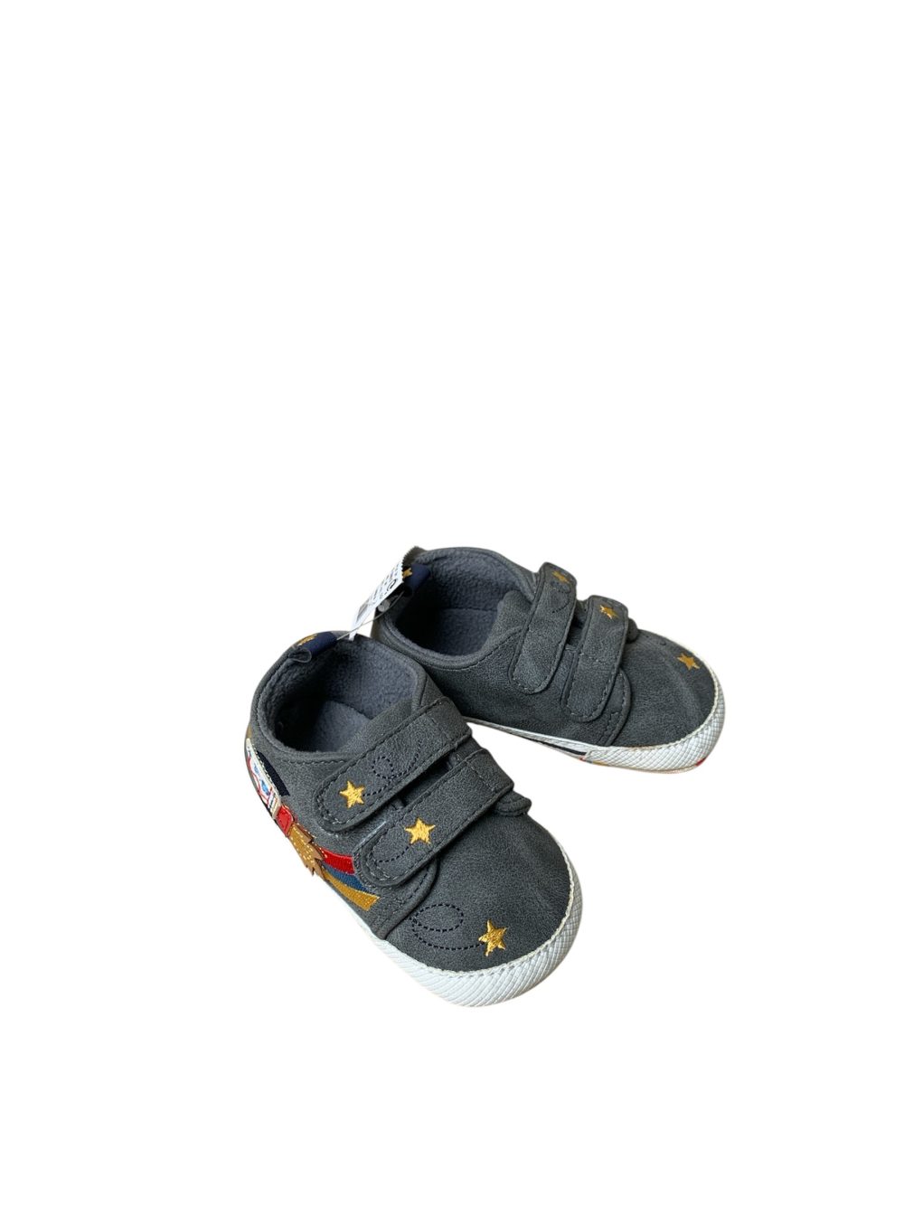 b1215b0e372943008cf8976be301d174 Giày vải lót bông Next baby hoạ tiết tên lửa (12-18m/11,5-12cm) - Ảnh 1
