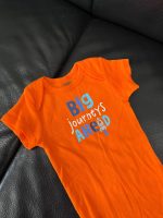 Set 2 bộ bodysuit Gerber màu cam/xanh dương (size 6→9m) - Ảnh 2