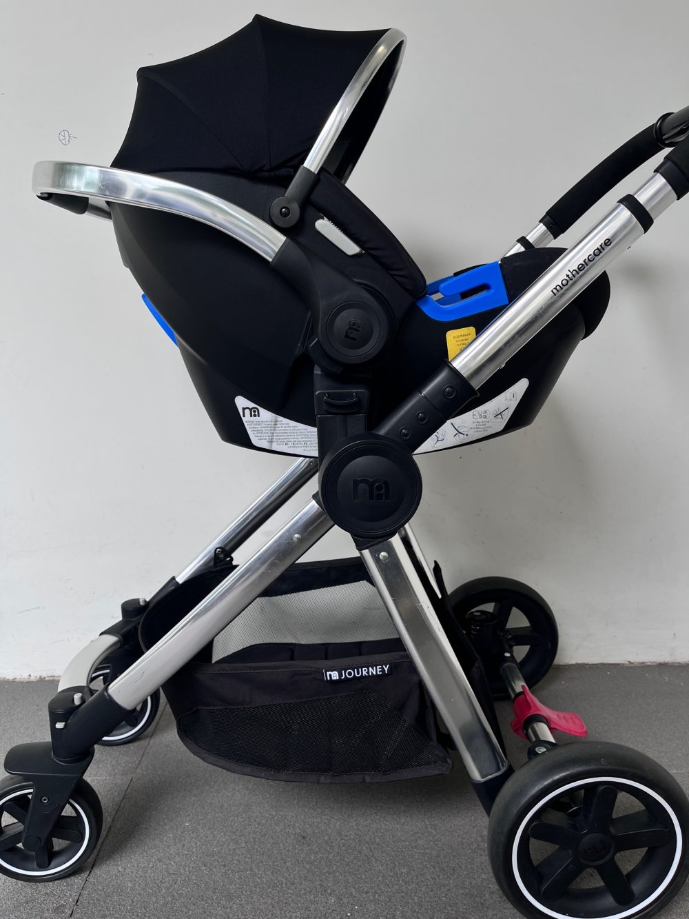 Xe đẩy Mothercare Journey màu đen (0→15kg) - Ảnh 19