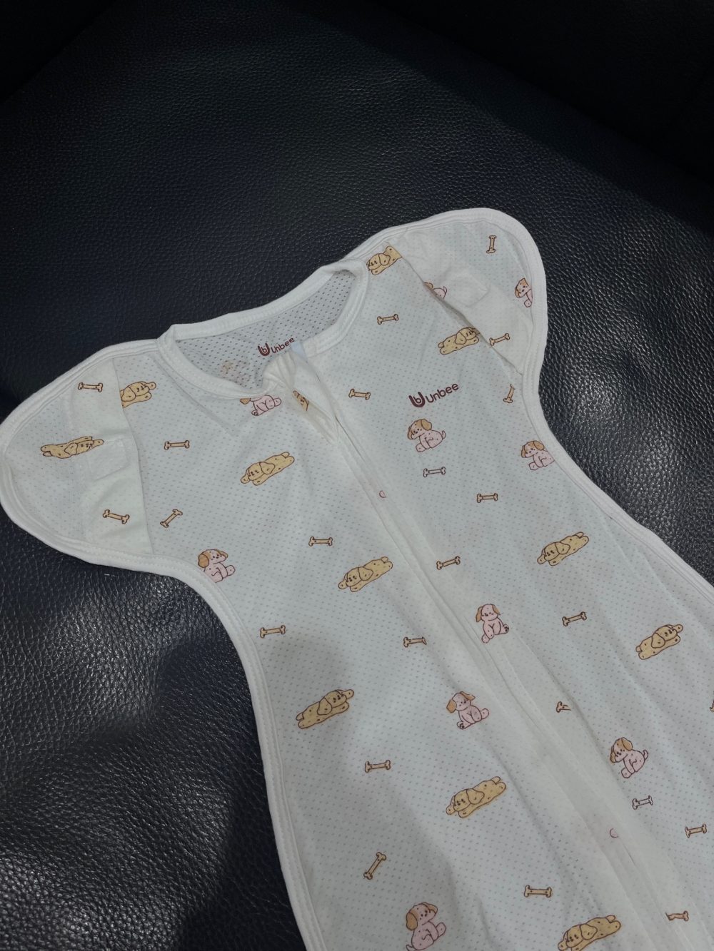 Set 3 nhộng kén ngủ Unbee, 2 màu trắng họa tiết hoạt hình (size 0→3m) & 1 màu xanh (size 0→6m) - Ảnh 17