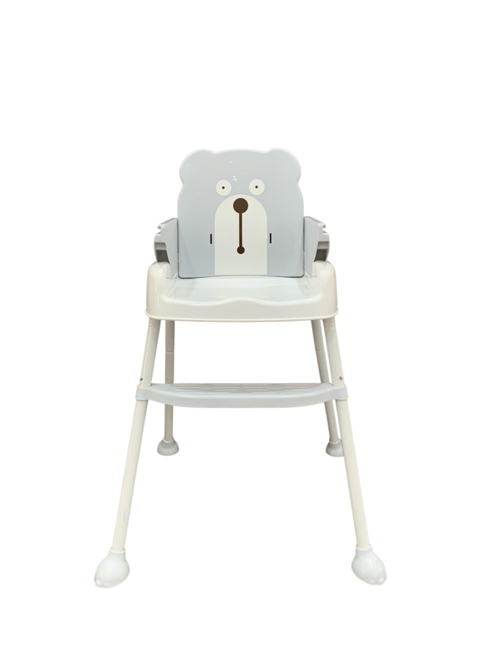Ghế ăn dặm gấp gọn Ifam hoạ tiết gấu xám ( ghế cao 55cm) - Ảnh 1