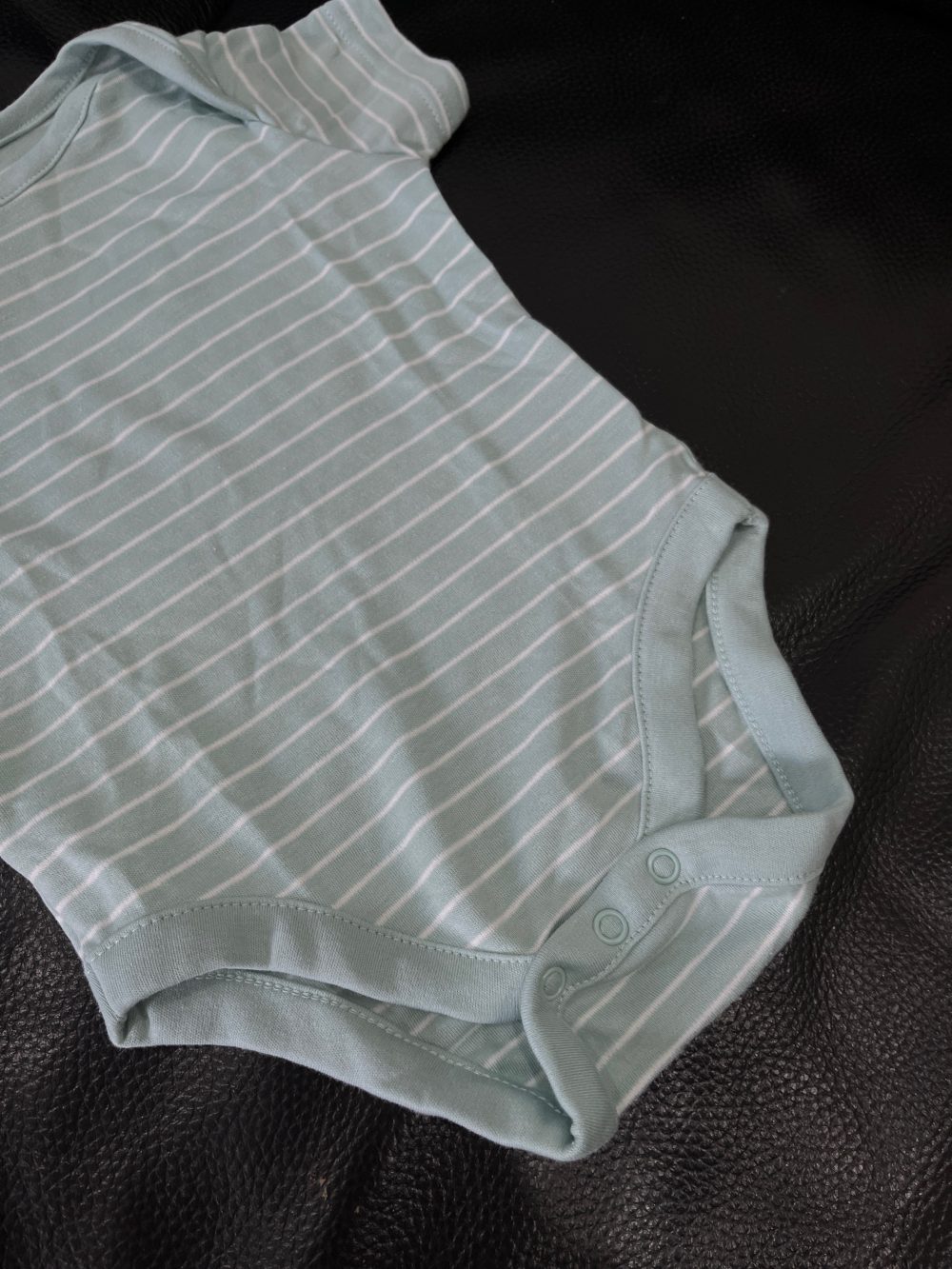 Set 2 bodysuit ngắn tay Mothercare màu sọc xanh dương/xanh lá (size 3→6m) - Ảnh 13