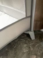 Cũi gấp gọn Joie Kubbie Sleep Foggy Gray và đệm cũi xơ dừa Chilux ( fullbox) - Ảnh 5