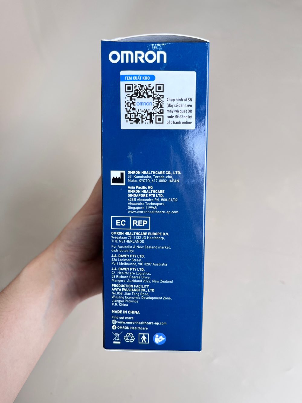 Nhiệt kế điện tử Omron MC-F300 (full box) - Ảnh 8