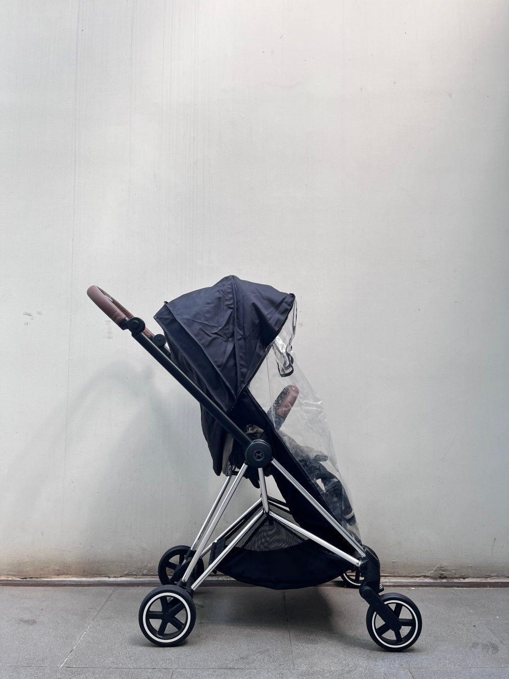 Xe đẩy Cybex mios 3 màu xám khung bạc ( size: 0->4y, tối đa 22kg) kèm adapter và áo mưa cybex - Ảnh 32