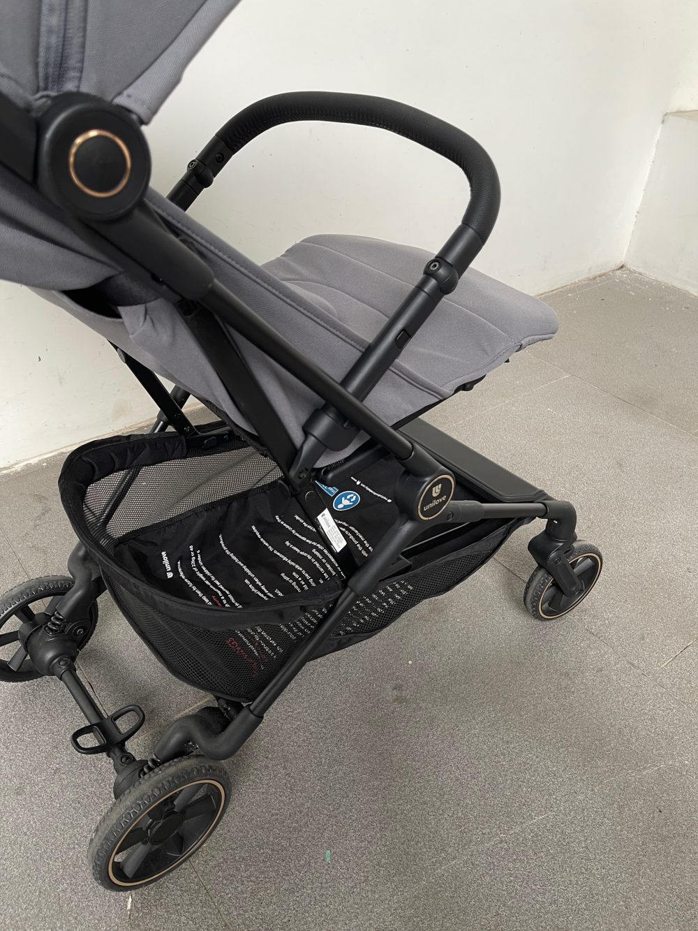 Xe đẩy Unilove AERO khung nhôm màu xám (Size: 0m->4y, tối đa 22kg) - Ảnh 31