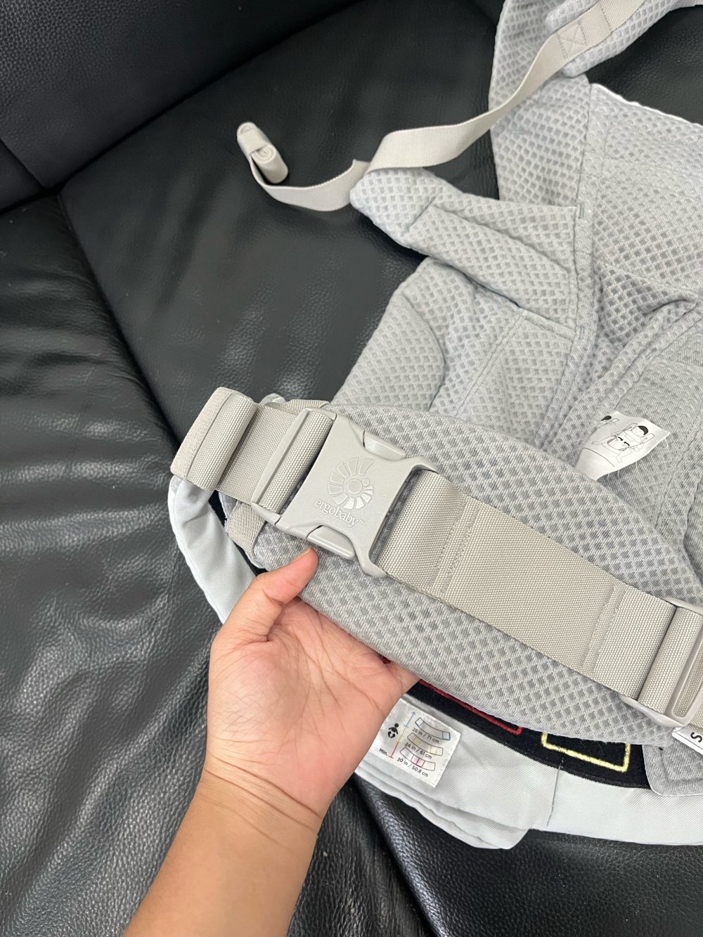 Địu Ergobaby Omni Breeze, Pearl Grey ( Size: 3.2->20kg ~ 0->48m) - Ảnh 11